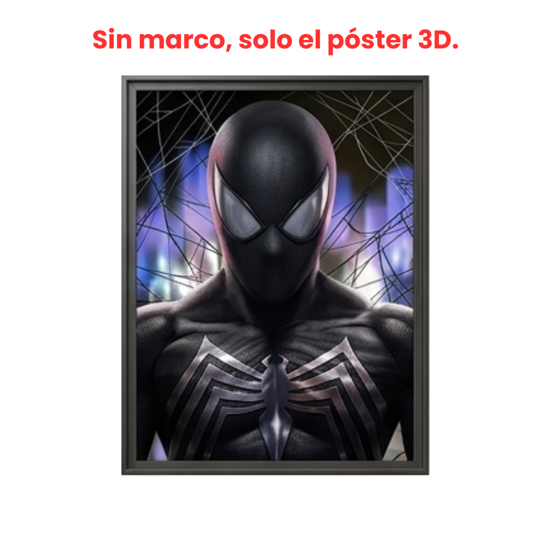 Poster 3D Héroe Araña – Efecto Cambio Visual